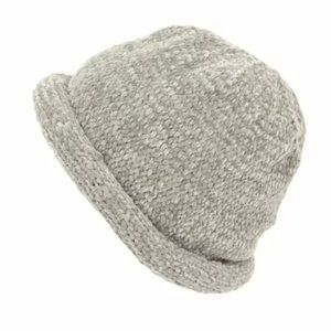 August Hat Company Rollup Knit Beanie Hat, Gray Silver